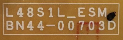 FUENTE DE PODER SAMSUNG / BN44-00703D / L48S1L_ESM / BN4400703D / PANEL CY-GH048BGLV6H / MODELO HG48ND678DFXZA UU02 - Imagen 2