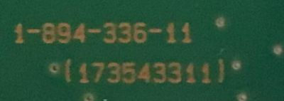 TARJETA DE A/V SONY / A-2063-363-B / 1-894-336-11 / A2063361A / 173543311 / PANEL NS4F400DND01 / MODELO KDL-40W600B - Imagen 3