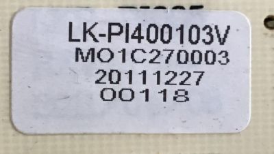 FUENTE DE PODER APEX / LK-PI400103V / CQC04001011196 / PANEL V460H1-LH5 REV.C2 / MODELO LD4688T - Imagen 2