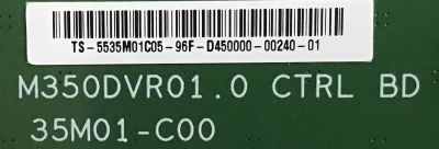 T-CON VIOTEK / 5535M01C05 / M350DVR01.0 / 35M01-C00 / MODELO GN35DA - Imagen 2