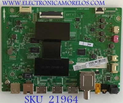 MAIN PARA TV TCL ((ROKU TV)) 4K·UHD·HDR / NUMERO DE PARTE 08-SS55TML-LC324AA / 40-MS22F1-MAB2HG / 08-MS22F01-MA300AA / 08-MS22F01-MA200AA / V8-ST22K01-LF1V22 / PANEL LVU550NDEL SJ9W01 / DISPLAY LSC550FN11-203 / MODELOS 55S421 / 55S423 / 55S425 / 55S431