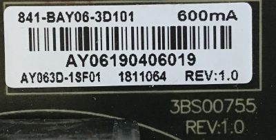 FUENTE PARA MONITOR VIOTEK / NUMERO DE PARTE AY063D-1SF01 / 3BS00755 / 841-BAY06-3D101 / MODELO GN32DB - Imagen 2