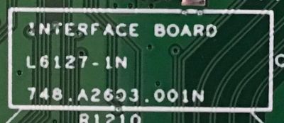 MAIN MONITOR DELL / 32515302 / 748.A2603.001N / 7ZB.A2601.0001 / PANEL LM250WQ3(SS)(A1) / MODELO U2518DT - Imagen 3