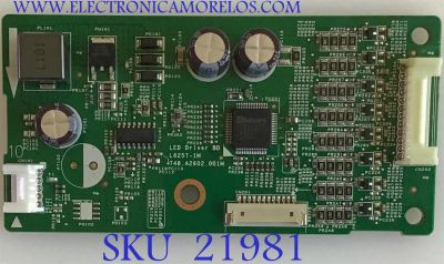 LED DRIVER DELL / 748.A2602.001M / L6257-1M / PANEL LM250WQ3(SS)(A1) / MODELO U2518DT