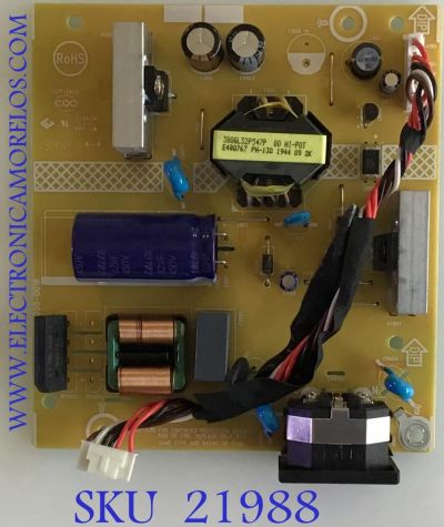 FUENTE PARA MONITOR MSI / C431GQXA / 715G8581-P03-000-001R / PANEL TPM236WF1-HP02.S REV:M02B / MODELO MAG241C