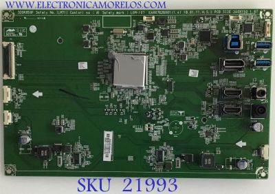 MAIN MONITOR LG / EAX67626001 / EAX67626001 (1.4) / 32GK850F / PANEL LGM315UK6 / MODELO 32GK850F-BB.AUSUJPN