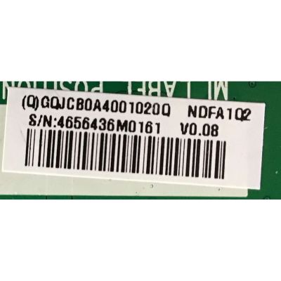 MAIN MONITOR AOC / GQJCB0A400 / 715G9895-M0D-000-005X / (Q)GQJCB0A4001020Q / PANEL TPM490YP02 REV.301B-A / MODELO AG493UCX - Imagen 2