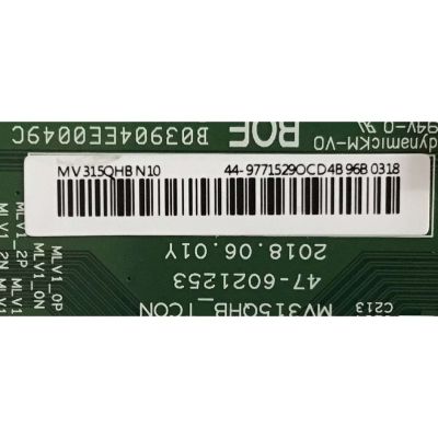 T-CON PARA MONITOR LG / 44-9771529O / 47-6021253 / MV315QHNBN10 / PANEL LM340WW1 (SS)(C1) / MODELO 34WK650-WI.AUSHNPN - Imagen 2