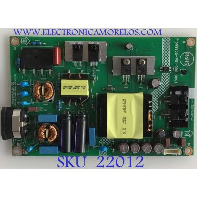 FUENTE DE MONITOR DELL / I2010QD1 / 715G9955-P01-000-0HGT / (Q)I2010QD1 / PANEL M320DVN02.0 / MODELO S3219DC