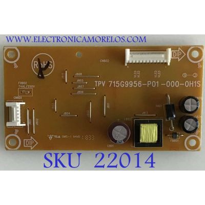 LED DRIVER PARA MONITOR DELL / LNPCIL321AQD1 / 715G9956-P01-000-0H1S / (Q)LNPCIL321AQD1 / PANEL M320DVN02.0 / MODELO S3219DC