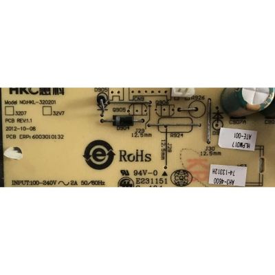 FUENTE DE PODER PROSCAN / HKL-320201 / HLPM017 / AH3-4600 / 6003010132 / PANEL HV320WX2-201 / MODELOS PLDED3273A-B / PLEDV1945A-B - Imagen 2