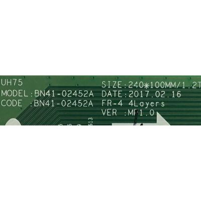 MAIN MONITOR SAMSUNG / BN94-14647P / BN41-02452A / MODELO LU28H750UQNXZA FD04 - Imagen 3