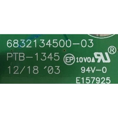 MAIN MONITOR DELL / 6832131500-03 / PTB-1345 / 4519C8A5456 / PANEL LTM190E1 / MODELO 1901FP - Imagen 2