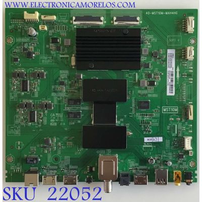 MAIN TCL / 08-SS75DUD-OC402AA / 40-MST10M-MAH4HG / 08-MST1006-MA200AA / V8-ST10K01-LF1V1306 / PANEL LVU750NDBL / MODELO 75R615