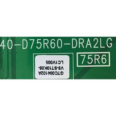 LED DRIVER PARA TCL·ROKU TV 4K UHD HDR SMART TV / NUMERO DE PARTE 08-D75R600-DR200AA / 40-D75R60-DRA2LG / GTC004102A / V8-ST10K08-LC1V005 / PANEL LVU750NDBL / MODELO 75R615 - Imagen 2