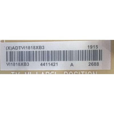 FUENTE DE PODER PARA TV VIZIO / NUMERO DE PARTE ADTVI1818XB3 / 715GA050-P01-001-003M / (X)ADTVI1818XB3 / PANEL TPT550U1-QVN05.U REV:S57B1Y / MODELOS V556-G1 / V556-G1 LTMWYU / V556-G1 LTCWYU / V556-G1 LTMWYULV / V556-G1 LTCWYUNV - Imagen 2