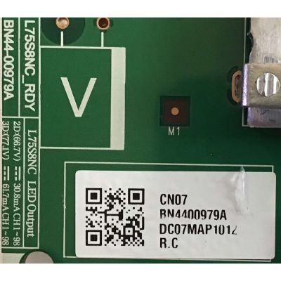 LED DRIVER PARA TV SAMSUNG QLED / NUMERO DE PARTE BN4400979A / L75S8NC_RDY / BN44-00979A / L75S8NC / PANEL CY-TR075FLAV2H / CY-TR075FLLV2H / MODELOS QN75Q80 / QN75Q80RAFXZA AA01 / QN75Q80 / QN75Q80RAFXZA FA02 - Imagen 2