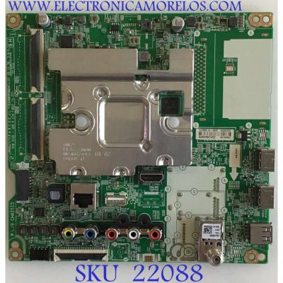 MAIN PARA TV LG 4K HDR SMART TV / NUMERO DE PARTE EBU65202201 / 65202201 / 88789307 / EAX68253604 / EBR88789307 / EAX68253604(1.0) / PANEL NC430DQG-ABHX1 / MODELO 43UM7300  / 43UM7300PUA / 43UM7300PUA.DUSFLJM