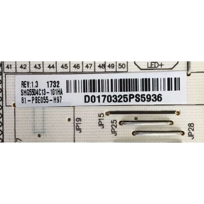 FUENTE DE PODER PARA TV ATVIO / NUMERO DE PARTE 81-PBE055-H97 / SHG5504C-101H / SHG5504C13-101HA / DLBB419 / SHG5504C / DISPLAY LC490DUY (SH)(A2) / MODELOS 55D1620 / PLE-49S07FHD / SL49FS / HKP49SM9 - Imagen 2