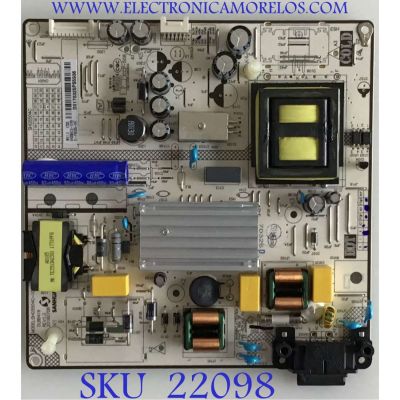 FUENTE DE PODER PARA TV ATVIO / NUMERO DE PARTE 81-PBE055-H97 / SHG5504C-101H / SHG5504C13-101HA / DLBB419 / SHG5504C / DISPLAY LC490DUY (SH)(A2) / MODELOS 55D1620 / PLE-49S07FHD / SL49FS / HKP49SM9