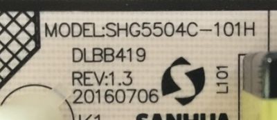 FUENTE DE PODER HISENSE / HITACHI / NUMERO DE PARTE 81-PBE055-H4C49 / SHG5504C49-101HB / SHG5504C-101H / DLBB419 / 20160706 / MODELOS 55R80 / 55R81 - Imagen 3