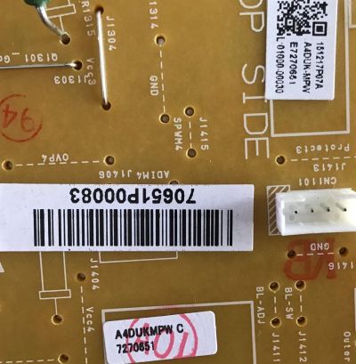 FUENTE MAGNAVOX / FUNAI /  PHILIPS / A4DUKMPW / BA4GU5F0102 1 / A4DUK-MPW / A4DUKMPW-001 / MODELOS DE  50``  Y  49`` - Imagen 2