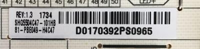 FUENTE DE PODER PARA TV TCL / NUMERO DE PARTE 81-PBE049-H4C47 / SHG5504C-101H / DLBB419 / SHG5504C47-101HB / CQC12001080504 / 20160706 - Imagen 3