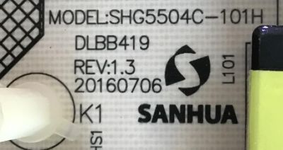 FUENTE DE PODER PARA TV TCL / NUMERO DE PARTE 81-PBE049-H4C47 / SHG5504C-101H / DLBB419 / SHG5504C47-101HB / CQC12001080504 / 20160706 - Imagen 2