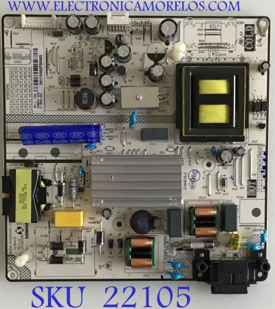 FUENTE DE PODER PARA TV TCL / NUMERO DE PARTE 81-PBE049-H4C47 / SHG5504C-101H / DLBB419 / SHG5504C47-101HB / CQC12001080504 / 20160706