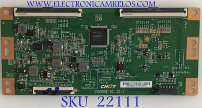 T-CON PARA TV HISENSE / E3CCBB5000110T / CV500U2-T01-CB-1 / PANEL U500DU01 / TPT500B5 / DISPLAY CV500U2-T01 / MODELOS 50LF711U20 / 50LF621U21 / NS-50DF710NA21 / 50R6090G5 / 50R6E3 / 50H6570G / M507-G1 LTCHQHOV / RTRU5027-D-US / 50PFL5504 / 4T-C50DL7UR