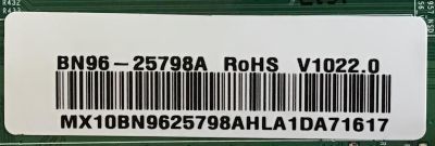 MAIN SAMSUNG / BN96-25798A / BN41-01778A / SUSTITUTAS BN94-06001A / BN94-06001D / BN96-25768A / BN96-28951A / BN96-28953A / BN94-05625H / BN94-05549C MAS SUSTITUTAS EN DESCRIPCION PANEL / CY-DE500CGMV1H / MODELO UN50EH6000FXZA NH02 - Imagen 2