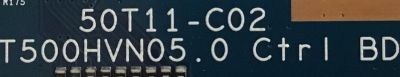 T-CON INSIGNIA / 55.50T12.C10 / T500HVN05.0 / 50T11-C02 / 5550T12C10 / MODELO NS-50D40SNA14 - Imagen 3