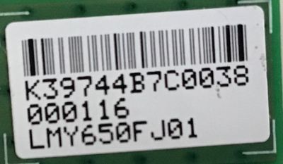 T-CON SONY / LJ94-39744B / 17Y_SGU13TSTLTA4V0.1 / 39744B / PANEL YD7S650DND01B / MODELOS XBR-65X900E / XBR-65X905E / XBR-65X907E - Imagen 3