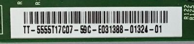T-CON PANASONIC / 55.55T17.C07 / T550QVN02.0 CTRL / 55T17-C0A / 5555T17C07 / PANEL T550-W2B-DLED / MODELO TC-55CX420U - Imagen 3