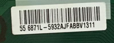 T-CON LG / 55.55T17.C07 / T550QVN02.0 CTRL / 55T17-C0A / 5555T17C07 / PANEL T550-W2B-DLED / MODELO TC-55CX420U - Imagen 2