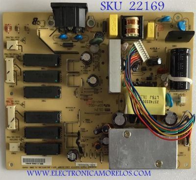 FUENTE DE PODER PARA MONITOR VIEWSONIC / 6204-7920902001 / 2202136300P / VG2030WM / GDP-002 / T8604 05 K69593 34 02885 / MODELO VX2035WM VS11435