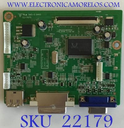 MAIN PARA MONITOR ACER / 65.7DZ8Z1.018 / 48.7A605.01M / 19590981 / L9141-1M / PANEL M236H1-L01 REV.C2 / MODELO G245HHQ