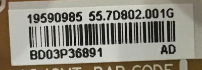 FUENTE DE PODER PARA MONITOR ACER / 55.7D802.001G / 48.7D602.021 / 19590985 / L9389-2 / PANEL M236H1-L01 REV.C2 / MODELO G245HHQ - Imagen 3