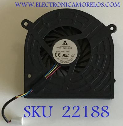 VENTILADOR PARA MONITOR DELL / KUC1012D / 1323-00G5000 / DC12V - 0.75A / PANEL LTM230HL08 / MODELO TPC-W012