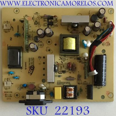 FUENTE DE PODER PARA MONITOR HP / 792951400A00R / 492561400100R / ILPI-159 REV A / PANEL LM220WE1 (TL)(P1) / MODELO LA2205WG