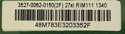 MAIN PARA MONITOR HP / 3527-0062-0150 / 0171-2281-4572 / 3527-0062-0150(2F) / PANEL RB5LM270WF6 (SN)(P1) / MODELO PAVILION 27XI - Imagen 2