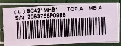FUENTE DE PODER PARA MONITOR HP / BC421MHB1 / 715G4438-P02-000-003H / 2063756P0986 / PANEL M215H3-LA1 REV.C1 / MODELO LA2206X - Imagen 2