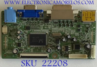 MAIN PARA MONITOR VIEWSONIC / 66.7T1Z1.017 / 48.7T104.01M / L2102-1M / 24318962 / PANEL M215HGE-L2 REV.C2 / MODELO VG2239M-LED