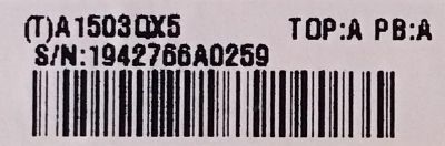 FUENTE DE PODER PARA MONITOR / A1503QX5 / 715G4497-P02-001-001S / (T)A1503QX5 - Imagen 2