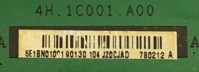 MAIN  PARA MONITOR HP / 5E1BN01001 / 4H.1C001.A00 / 780212 A / PANEL LM25F2 (TL)(B1) / MODELO 2511X - Imagen 2