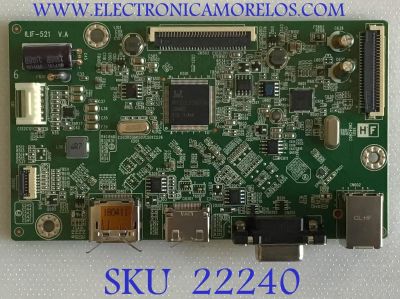 MAIN PARA MONITOR HP / 790NR1300D00H01 / 494A001W1300H08 / ILIF-521 V.A / PANEL MV215FHM-N40 / MODELO E223