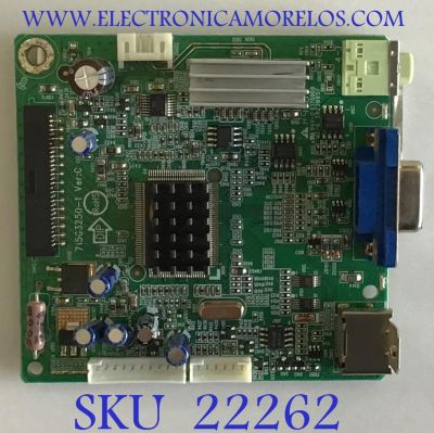 MAIN PARA MONITOR HP / GQ8CBHP010 / 715G3250-1 VER:C / (T)GQ8CBHP010 / PANEL LTM230HT01 / MODELOS W2338H / TS-23W8H