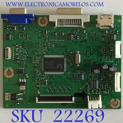 MAIN PARA MONITOR VIEWSONIC / 5E2AD01001 / 4H.2AC01.A02 / 1652240 / PANEL M236HGE-L20 REV.C3 / MODELO VX2452MH