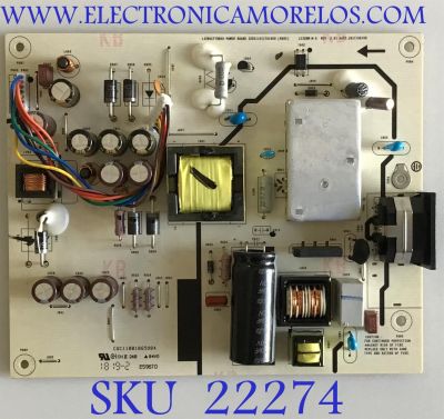 FUENTE DE PODER PARA MONITOR DELL / 204L32BUCFTNDK001 / 320211011701000 / CQC11001065984 / PANEL BOEA320WU1 / MODELO D3218HNO