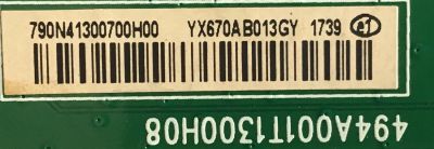 MAIN PARA MONITOR HP / 790N41300700H00 / 494A001T1300H08 / ILIF-515 V.A / PANEL M250HTN01.2 / MODELO OMEN BY HP 25 - Imagen 3